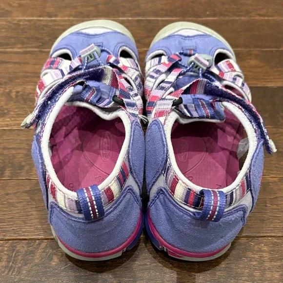 Keen Newport H2 Hiking Outdoor Waterproof Hook Loop Purple Kids 5 - Picture 5 of 11